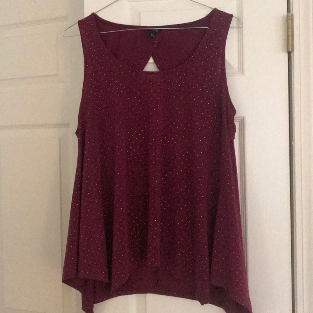 Rock and Republic studded trapeze tank